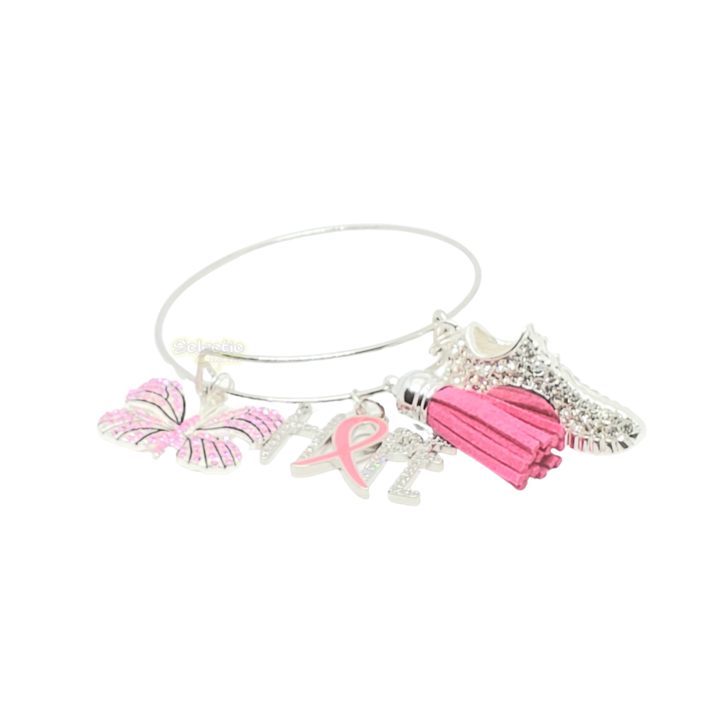 HOPE OF A BUTTERFLY - ADJUSTABLE AWARENESS BANGLE